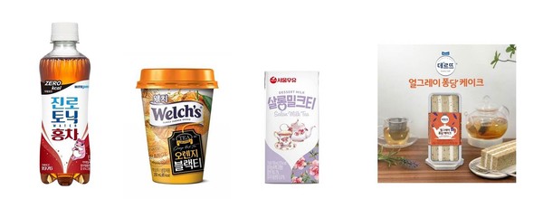 “향긋한 홍차 매력 풍덩”....식음료업계, 음료·디저트 주목